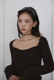 Piercing ring choker necklace