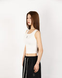 [MADE] W Chest Logo Crop Sleeveless