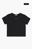 Elver eyelet cropped tee