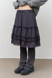 (W) Cleo Chiffon Skirt Pants