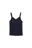 Lancy Dot Frill Tank Top