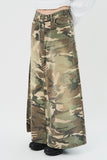 (W) Military Long Skirt