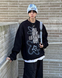 Spray brushed sweatshirt