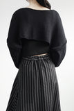 Solas Heart Crop Knit