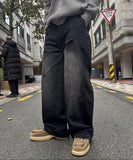 Obi Curved Denim Pants