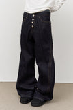 Used Raw Structure Denim