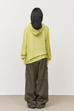 Fx Slash Button Hooded Top