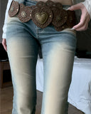 Deuca Vintage Heart Belt