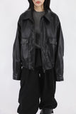 Berin Leather Blouson Jacket