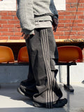 Dark Washed Track Denim