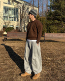 Brushed Curved Sweatpants