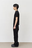 Crow Black Flare Denim