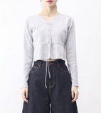 Perrin Strap V-neck Cardigan