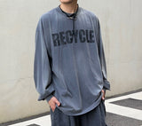 Vintage Washed Recycle Long Sleeve