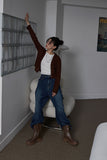 leather belt boots short ver