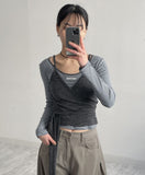Ridge Wrap Bustier