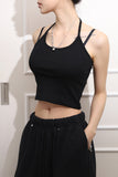 Holter ribbed sleeveless