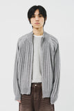 Sep Contrast Knitted Zip Up