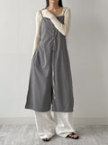 Dot Deep Slit Layered Bustier Long One Piece