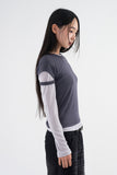 Dove ribbed long sleeve