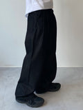 Two Pleat Black Denim
