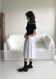 ROLL EYELET SKIRT