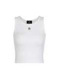 (W) CHEST METAL LOGO SLEEVELESS