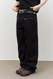 Cost Ring Zipper Denim