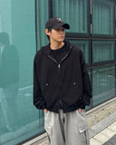 Bless Rivet Hooded Zip-Up