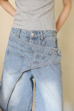 Fever Wrap Denim Bermuda