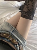 nonon lace knee socks