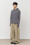Yen Striped Hooded Top