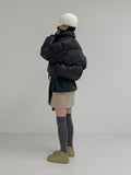 Hair Wool Mini Skirt