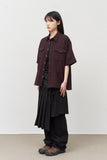 Beam Western Check Cropped Shirt