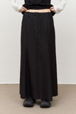 (W) Nut Maxi Striped Skirt