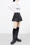 Storm Lettering Shirring T-Shirt