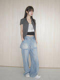 LIGHT BLUE SH SKIRT PT