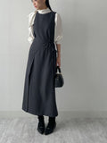 [Wrap SET] Abe Sleeveless Long One Piece