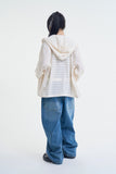 Aranza mesh hood zip-up
