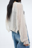PRTN) Destroyed Bolero Cardigan