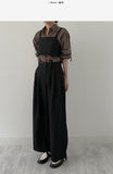 [Setup Available] Kanom Strap Wide Slacks