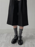 Mannish Strap Buckle Loafers