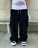 Vintage Diagonal Cargo Banding Pants