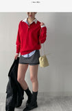 Tiber Collar Overfit Knit