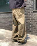 Damage Cotton Curved Pants