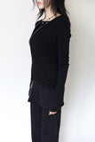 Sydney Diagonal Knit Zip-up