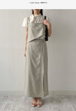 [SS] Bocashi Unbalanced Layered Bustier