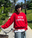 Cookie Cookies Embroidery Sweatshirt