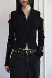 Eyelet cowhide belt
