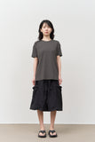 Road Slim Button Top